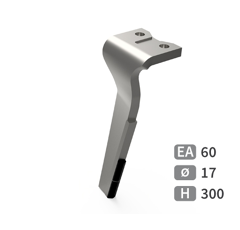 Dent de herse rotative Gauche 2 plaquettes carbure REMAC RH112 adaptable