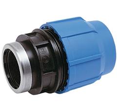 Verschraubung mit IG für PE Rohre, 50 mm x 2“
