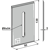 Rascador 138 x 90 mm para rodillos packer LELY 0115 adaptable - BlackSteel©