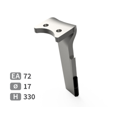 Dent de herse rotative Droite 2 plaquettes carbure NIEMEYER 34826 adaptable