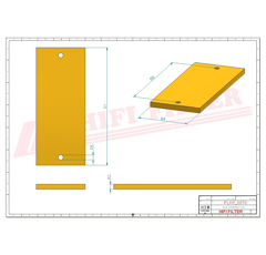 Filtre habitacle pour machine agricole SC 90225