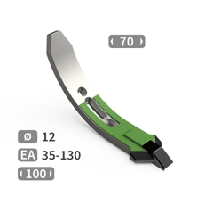 Soc de cultivateur avec plaquettes carbure, plaquettes arrière et rechargement 100 mm TOUTES MARQUES adaptable