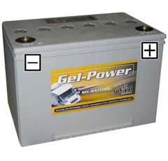 Batterie 12 V 47.4 AH GEL60MK Intact