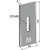 Racloir métallique 170 x 80 mm pour rouleau packer RABE adaptable