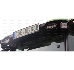 Phare de travail Carré 4 LED 10-60V 46W 7200 lumens 