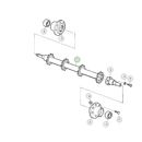 Arbre pour moissonneuse-batteuse JOHN DEERE AZ49361 adaptable
