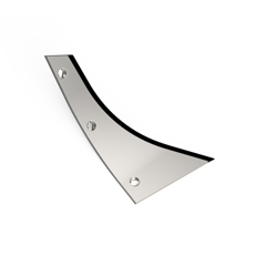 Étrave Droite 3 trous carbure pour charrue KVERNELAND KK073230R adaptable
