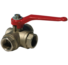 Distributeur 3 voies en L FFF 3/4'' - RENSON