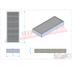 Filtre habitacle adaptable HIFI FILTER SC17159CA