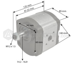 Pompe hydraulique pour tracteur G139860011011 adaptable - REXROTH