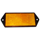 Catadioptre rectangulaire orange 105 x 52 mm - 2 vis adaptable