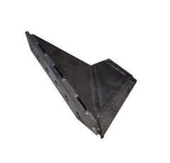 Versoir charrue Gauche avec plaquettes carbure et rechargement PERREIN PO422LG200 adaptable