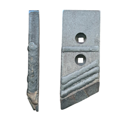 Pointe biais Gauche avec plaquettes carbure et rechargement BONNEL 13200079 adaptable