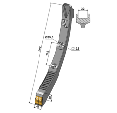 Scharspitzen KOCKERLING 506068 gehärtet - Nachbau