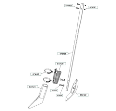 Halter Schleppschuh BOMECH 30000 Nachbau