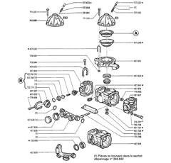 Membrana de campana para bomba DS 800 J 0712500 - BERTHOUD