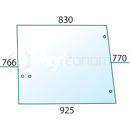 Vitre latérale pour machine agricole JOHN DEERE L57977 adaptable