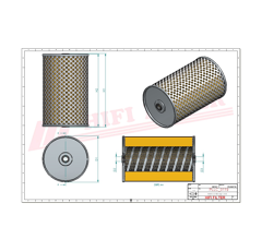 Filtre à huile adaptable HIFI FILTER SO7007