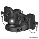 Kugeleinsatz Kugel 80 - W= 330 S32 - AGCO-Grau - Rockinger