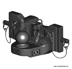 Kugeleinsatz Kugel 80 - W= 330 S32 - AGCO-Grau - Rockinger