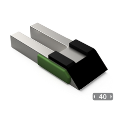 Pointe à souder carbure et plaquettes arrière HORSCH adaptable