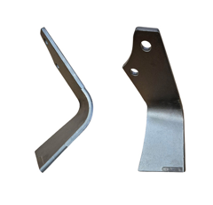 Cuchilla cuadrada izquierda para rotavator con placas de carburo MASCHIO GASPARDO M01110429 (adaptable)