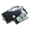 Kugeleinsatz Kugel 50,W= 295 S26, Schwarz  Scharmüller