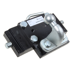 Kugeleinsatz Kugel 50,W= 295 S26, Schwarz  Scharmüller