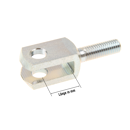 Gabelkopf verzinkt mit Aussengewinde 71752 A-M 12x24 