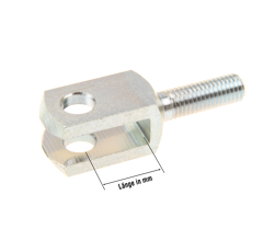 Gabelkopf verzinkt mit Aussengewinde 71752 A-M 8x16 