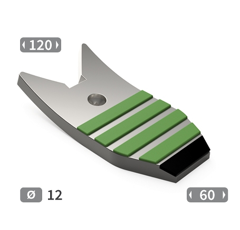 Soc de cultivateur carbure et rechargement CARRÉ 50316901 adaptable