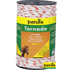 Corde tornado 200 - 500 m blanc / orange - PATURA