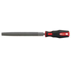 Lime demi-ronde demi-douce emmanchée 200 mm | KS TOOLS