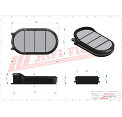 Filtre à air adaptable HIFI FILTER SA160165