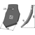 Pointe de soc pour déchaumeur RAZOL 3488 adaptable