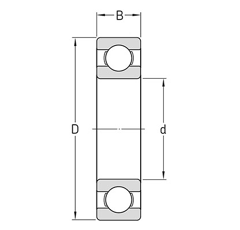 Roulement rigide pour tracteur MASSEY FERGUSON 005013296 adaptable