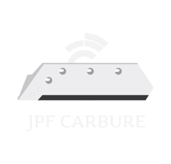 Soc carbure Gauche à pointe boulonnée 16" pour charrue KUHN HUARD 622137 adaptable