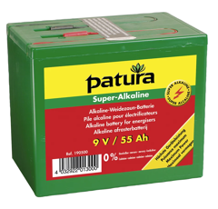 Pile alcaline pour électrificateurs 9 V | PATURA