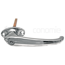 Poignée de porte 140 mm petite embase adaptable