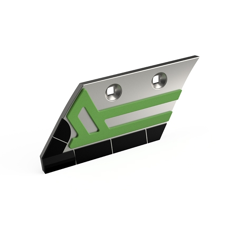 Soc de rasette Gauche carbure et rechargement pour charrue GOIZIN 10783 adaptable