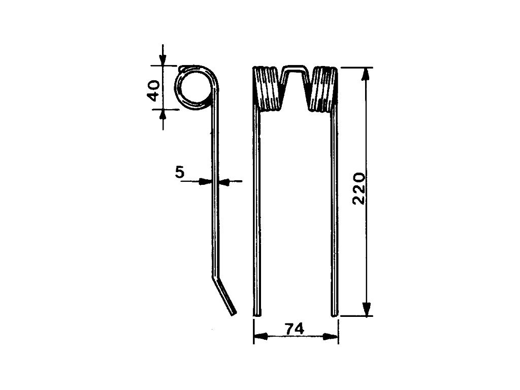 Dents pour faucheuse RIVIERE CASALIS 18608447 adaptable