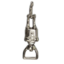 Mousqueton de panique à oeil carré tournant de 25 mm - KAMER