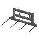 Pic bottes frontal Ø 45 mm pour type d'attelage WEIDEMANN adaptable