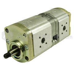 Pompe hydraulique 22,5 + 11 cm3 pour tracteur adaptable - REXROTH