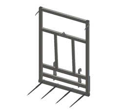 Pic bottes frontal 2001 mm pour type d'attelage CLAAS adaptable