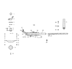 Support de dent pour andaineuse FELLA 161.631 origine