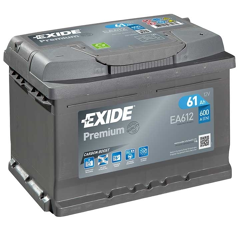 Batterie 12 V 61 AH EA612 Exide