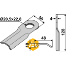 Couteau pour faucheuse TAARUP 56110300 adaptable - Blacksteel©