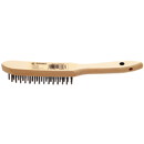 Brosse métallique 3 rangs 290 mm
