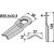 Couteau pour faucheuse TAARUP 56110300 adaptable - Blacksteel©